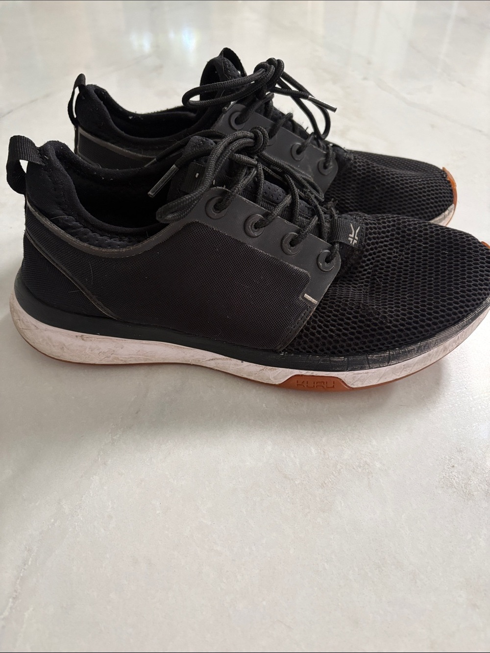 Kuru Atom Cloud Running Sneakers in Black Workout Casual Neutral Walking Size ?